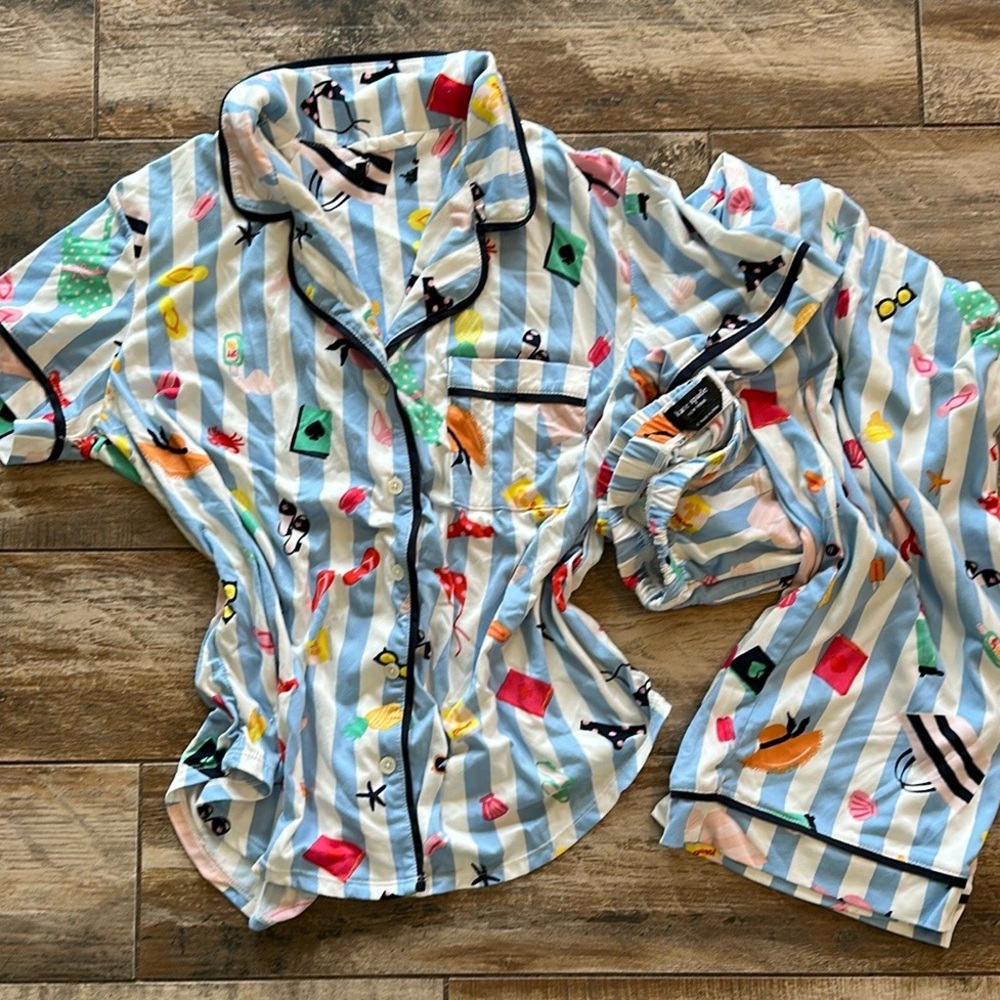 KATE SPADE BEACH FUN PAJAMAS‎ SIZE S